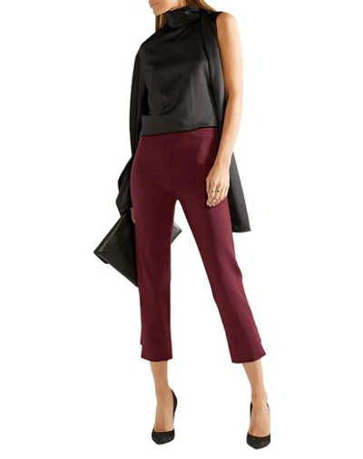 Shop Cushnie Woman Pants Burgundy Size 12 Viscose, Nylon, Elastane In Red