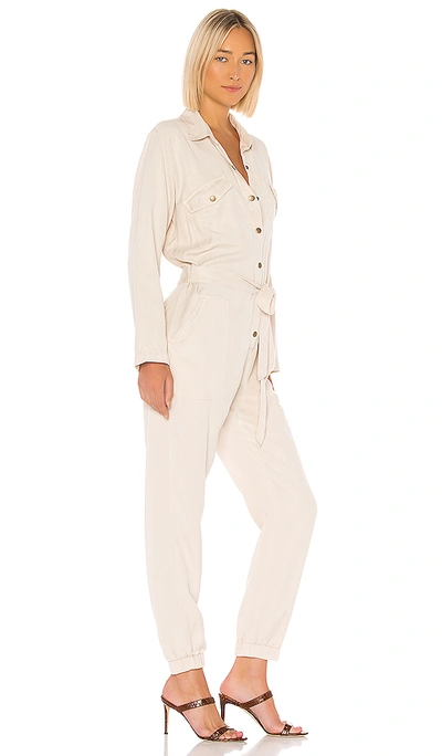 Shop Yfb Clothing Golly Jumpsuit In Ivory. In Sea Salt
