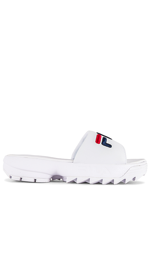 womens fila disruptor slide sandal