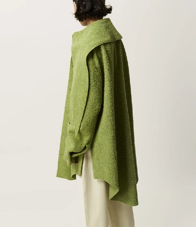 Shop Vivienne Westwood Hals Coat Green Melange