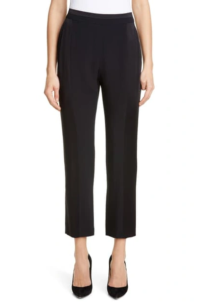 Shop Max Mara Agostin Crop Pants In Black