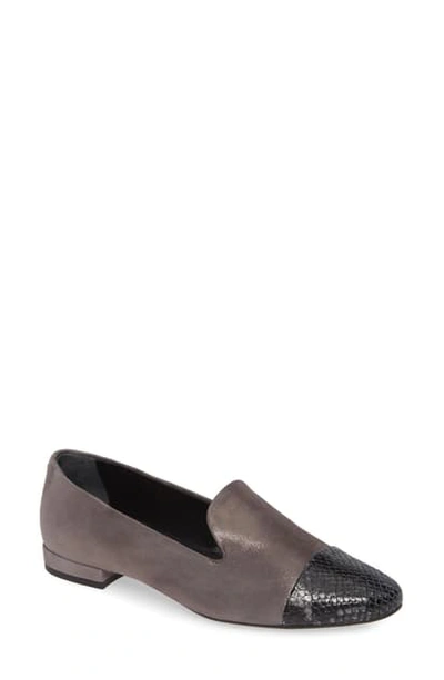 Shop Agl Attilio Giusti Leombruni Cap Toe Loafer In Dalia Winter