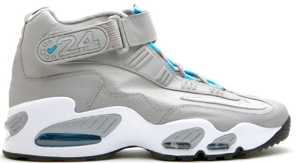 nike air griffey max 1 metallic silver