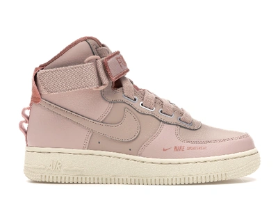 Pre-owned Nike Air Force 1 High Utility Particle Beige (women's) In Particle Beige/particle Beige-terra Blush-light Cream