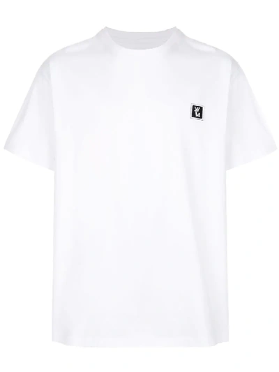 Shop Wooyoungmi Chest Logo T-shirt - White