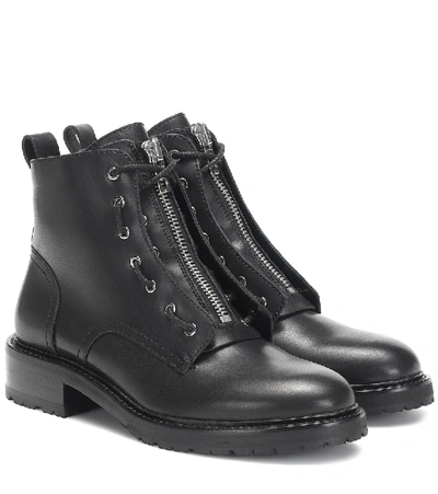 Shop Rag & Bone Cannon Leather Ankle Boots In Black