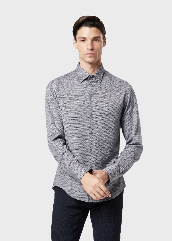 armani casual shirts