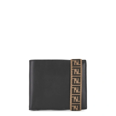 Shop Fendi Ff Black Leather Wallet