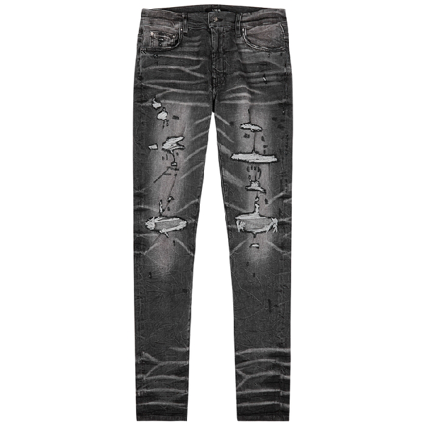 gray amiri jeans