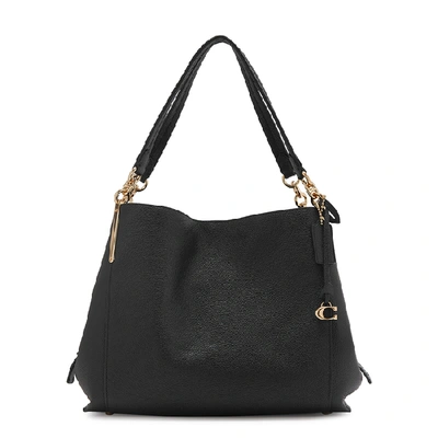 Shop Coach Dalton 31 Black Leather Hobo Bag