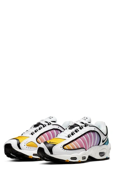 Shop Nike Air Max Tailwind Iv Sneaker In White/ Black/ Blue/ Pink