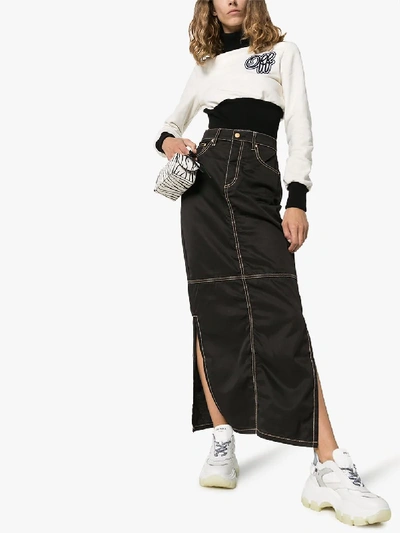 Shop Eytys Vapor Cali Maxi Skirt In Black