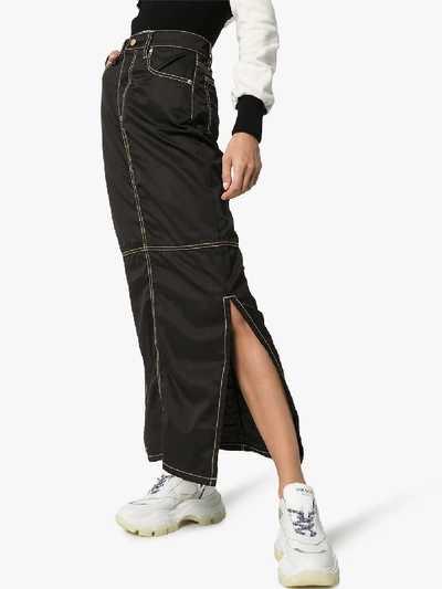 Shop Eytys Vapor Cali Maxi Skirt In Black