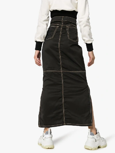 Shop Eytys Vapor Cali Maxi Skirt In Black