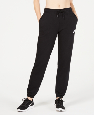 nike womens sportswear essential fleece pants