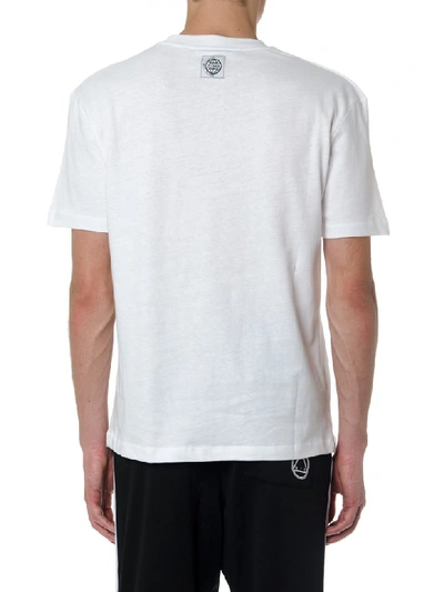 Shop Mcq By Alexander Mcqueen White Cotton Printed T Shirt