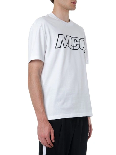 Shop Mcq By Alexander Mcqueen White Cotton T Shirt With Logo
