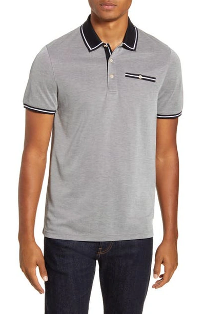 Shop Ted Baker Mightie Slim Fit Polo Shirt In Black