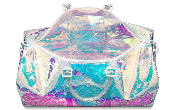 iridescent louis vuitton duffle