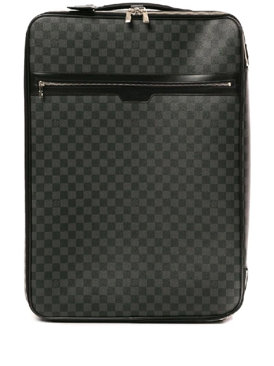 Shop Pre-owned Louis Vuitton Pegase 65 Trolley Bag In Black