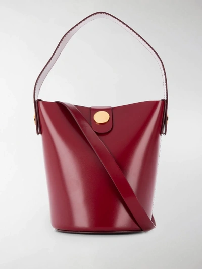 Shop Sophie Hulme Nano Swing Bucket Bag In Red