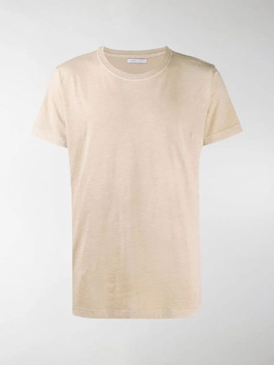 Shop John Elliott Crew-neck T-shirt In Neutrals