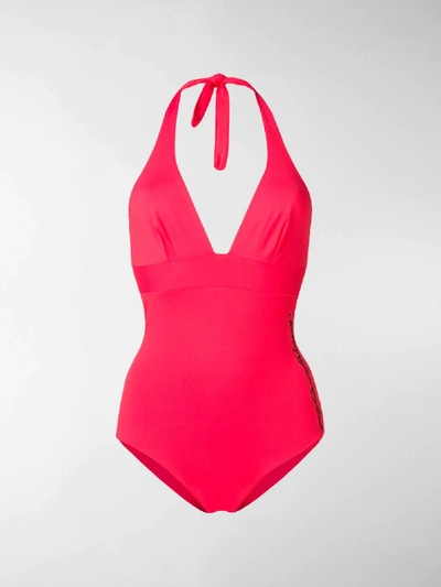 Shop Gentry Portofino One-piece Swimsuit In Pink