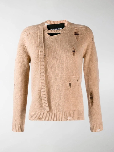 Shop Marc Jacobs The  The Worn And Torn Sweater In Neutrals