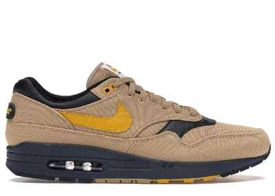 Pre-owned Nike Air Max 1 Air Max 93 Logo Elemental Gold In Elemental Gold/mineral  Yellow-black-white-anthracite-ale Brown | ModeSens