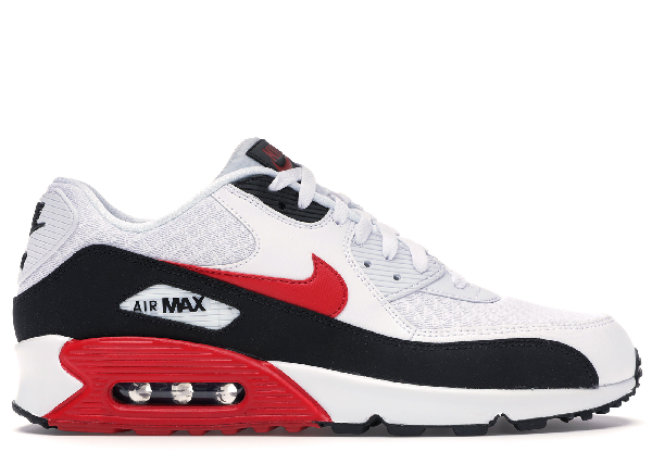 nike air max 90 white red