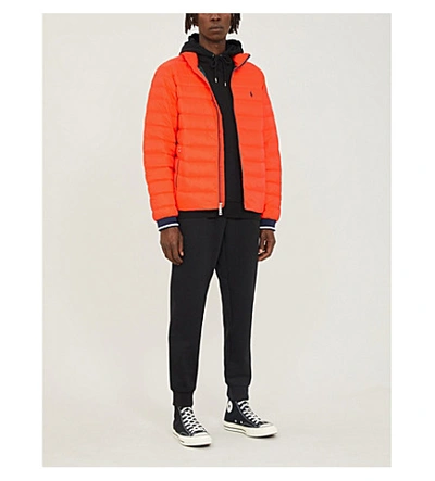 Polo Ralph Lauren Padded Shell And Down-blend Puffer Jacket In Bittersweeet  | ModeSens