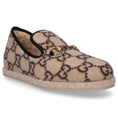 Shop Gucci Slippers G3810 In Beige