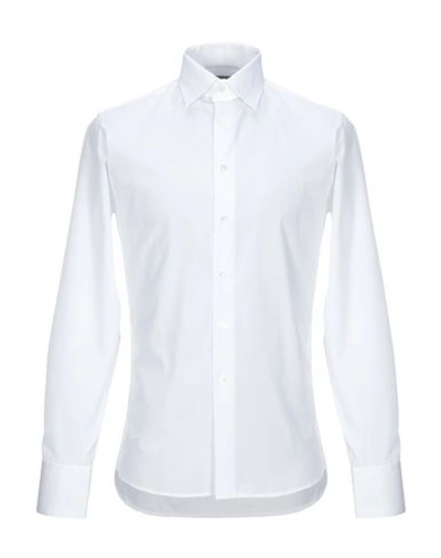 Shop Givenchy Solid Color Shirt In White
