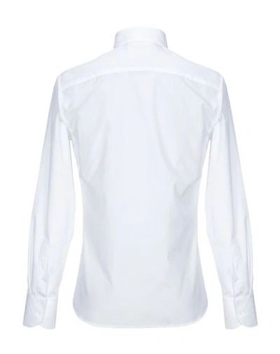 Shop Givenchy Solid Color Shirt In White