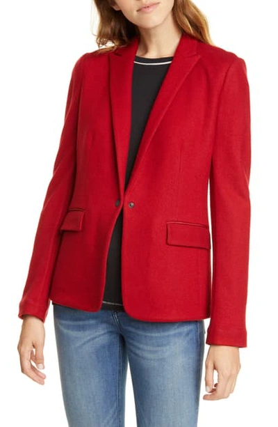 Shop Rag & Bone Lexington Wool Blazer In Red