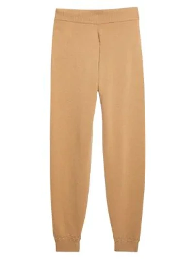 Shop Theory Whipstitch Cashmere Lounge Pants In Camel