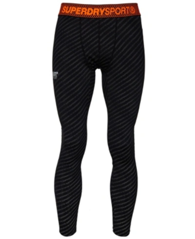 Shop Superdry Active Reflective Leggings In Gray