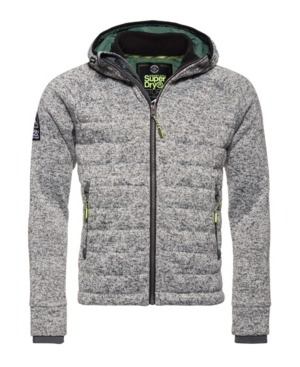 superdry storm quilted zip hoodie