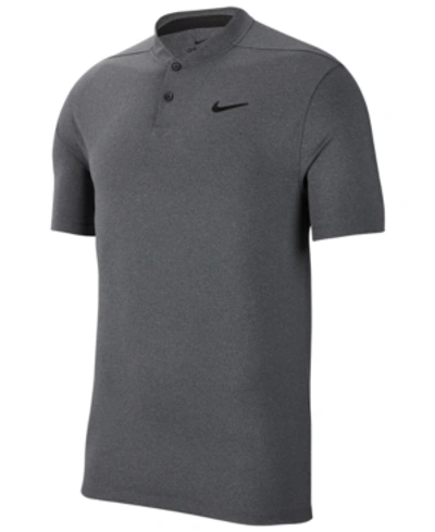 Shop Nike Men's Dri-fit Vapor Golf Polo In Black/black