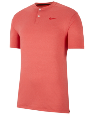 red nike dri fit polo