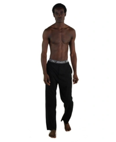 Shop Members Only Jersey Knit Pant With Logo Elastic In Black