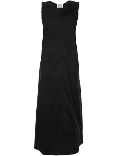 Shop Lee Mathews Elsie Midi Dress In Black