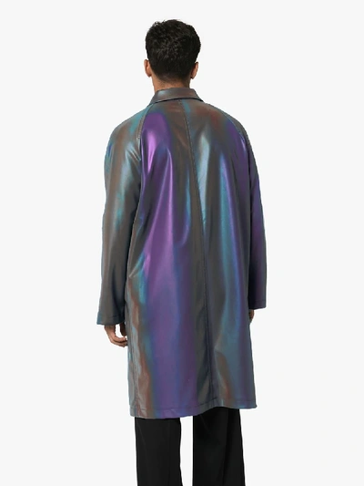 Shop Sies Marjan Blaine Iridescent Coat In Multicoloured