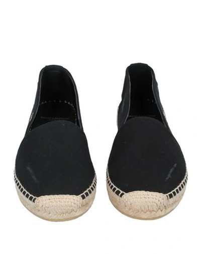 Shop Saint Laurent Espadrilles In Black