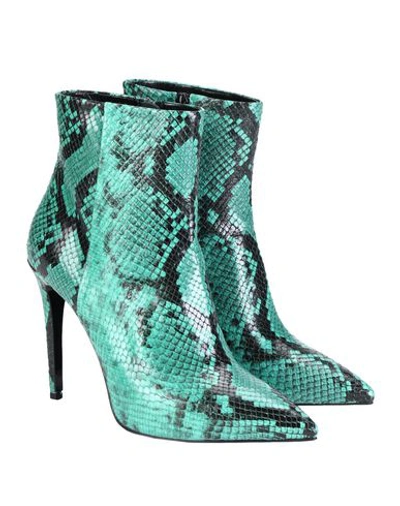 Shop Giampaolo Viozzi Ankle Boots In Green