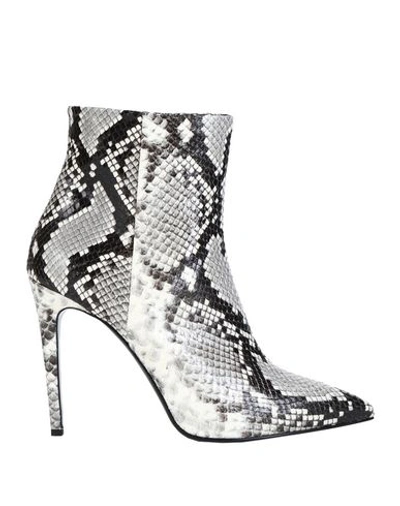 Shop Giampaolo Viozzi Ankle Boots In Grey