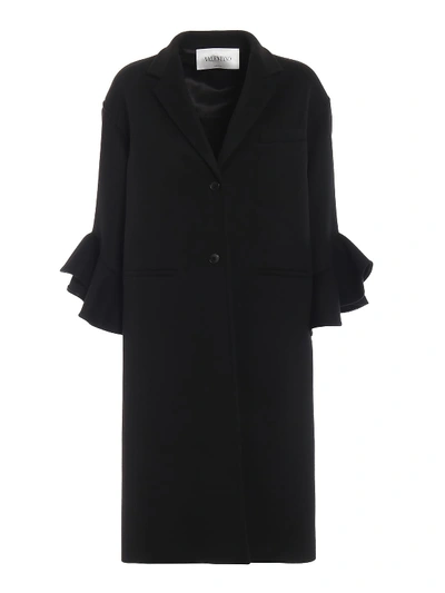 Shop Valentino Coat In No Nero