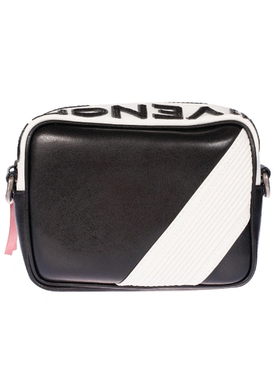 Shop Givenchy Mc3 Shoulder Bag In Black/white