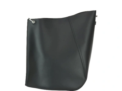 Shop Lanvin Hook Bag In Black