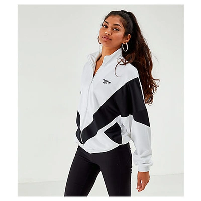 Shop Reebok Women's Classics Vector Track Jacket In White